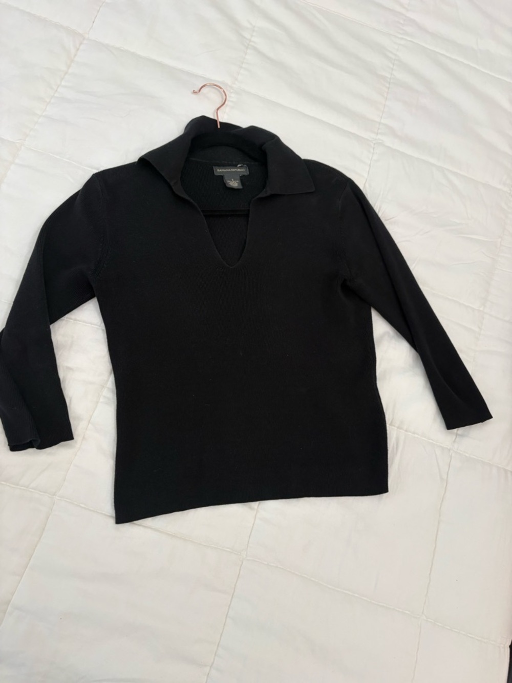 Banana Republic 3/4 sleeve polo